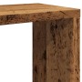 Estantes cubo de pared 4 uds madera envejecida 30x15x30 cm en Estanterías | Comprar online en Foru.es
