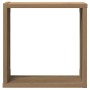 Estantes cubo de pared 2 uds madera roble artisan 30x15x30 cm en Estanterías | Comprar online en Foru.es