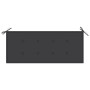 Banco de jardín 2 plazas madera eucalipto gris y cojín 120 cm de vidaXL, Bancos de jardín - Ref: Foro24-3061023, Precio: 187,...