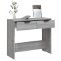 Mesa consola madera contrachapada gris Sonoma 90x36x75 cm de vidaXL, Mesas auxiliares - Ref: Foro24-817073, Precio: 53,99 €, ...