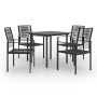 Juego de comedor de jardín 5 piezas de vidaXL, Conjuntos de jardín - Ref: Foro24-3060262, Precio: 281,28 €, Descuento: %