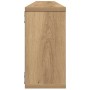 Estantes cubo de pared 2 uds madera roble artisan 100x15x30 cm en Estanterías | Comprar online en Foru.es