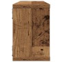 Estantes cubo de pared 4 uds madera envejecida 60x15x23 cm en Estanterías | Comprar online en Foru.es