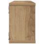 Estantes cubo de pared 4 uds madera roble artisan 60x15x23 cm en Estanterías | Comprar online en Foru.es