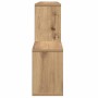 Estante de pared madera ingeniería roble artisian 100x18x53 cm en Estanterías | Comprar online en Foru.es