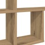 Estante de pared madera ingeniería roble artisian 100x18x53 cm en Estanterías | Comprar online en Foru.es