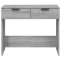 Mesa consola madera contrachapada gris Sonoma 90x36x75 cm de vidaXL, Mesas auxiliares - Ref: Foro24-817073, Precio: 53,99 €, ...