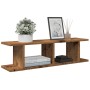 Estantes pared 2 uds madera ingeniería envejecida 75x18x20 cm en Estanterías | Comprar online en Foru.es