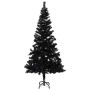 Árbol de Navidad preiluminado con luces y bolas negro 150 cm en Decoración Festiva y Estacional | Comprar online en Foru.es