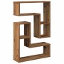 Estantes cubo de pared 2 uds madera envejecida 50x15x50 cm en Estanterías | Comprar online en Foru.es