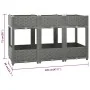 Arriate polipropileno 120x40x71 cm de vidaXL, Maceteros y jardineras - Ref: Foro24-153299, Precio: 83,18 €, Descuento: %
