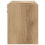 Estante de pared 2 uds madera roble artisan 100x15x20 cm en Estanterías | Comprar online en Foru.es