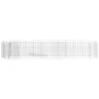 Arriate de gaviones de hierro galvanizado 600x100x100 cm de vidaXL, Maceteros y jardineras - Ref: Foro24-152049, Precio: 201,...