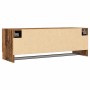 Armario de madera contrachapada envejecida 100x32,5x35 cm en Armarios roperos | Comprar online en Foru.es