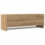 Armario de madera de ingeniería roble artesanal 100x32,5x35 cm en Armarios roperos | Comprar online en Foru.es