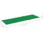 Garden lounger with solid acacia wood cushion by vidaXL, Loungers - Ref: Foro24-3061349, Price: 204,42 €, Discount: %