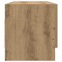 Armario de madera de ingeniería roble artesanal 100x32,5x35 cm en Armarios roperos | Comprar online en Foru.es