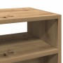 Mesa consola madera de ingeniería roble artesanal 78x30x80 cm en Mesas auxiliares | Comprar online en Foru.es