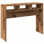 Mesa consola madera contrachapada envejecida 105x30x80 cm en Mesas auxiliares | Comprar online en Foru.es