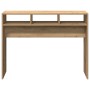 Mesa consola madera de ingeniería roble artesanal 105x30x80 cm en Mesas auxiliares | Comprar online en Foru.es