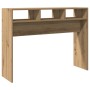 Mesa consola madera de ingeniería roble artesanal 105x30x80 cm en Mesas auxiliares | Comprar online en Foru.es