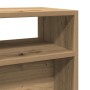 Mesa consola madera de ingeniería roble artesanal 105x30x80 cm en Mesas auxiliares | Comprar online en Foru.es