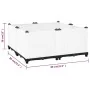 Arriate polipropileno 80x80x38 cm de vidaXL, Maceteros y jardineras - Ref: Foro24-153318, Precio: 68,18 €, Descuento: %
