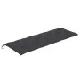 3-Sitzer-Gartenbank aus grauem Eukalyptusholz und 150 cm Kissen von vidaXL, Gartenbänke - Ref: Foro24-3061065, Preis: 222,17 ...