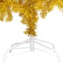 Árbol de Navidad preiluminado con luces y bolas dorado 150 cm en Decoración Festiva y Estacional | Comprar online en Foru.es