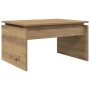 Mesa de centro madera de ingeniería roble artisan 68x50x38 cm en Mesas de centro | Comprar online en Foru.es