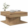 Mesa de centro madera ingeniería roble artisan 55x55x30 cm en Mesas de centro | Comprar online en Foru.es