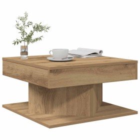 Mesa de centro madera ingeniería roble artisan 55x55x30 cm en Mesas de centro | Comprar online en Foru.es