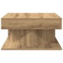 Mesa de centro madera ingeniería roble artisan 55x55x30 cm en Mesas de centro | Comprar online en Foru.es