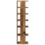 Armario zapatero madera de ingeniería envejecida 28x27x102 cm en Zapateros y organizadores de calzado | Comprar online en Foru.e