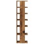 Armario zapatero madera de ingeniería envejecida 28x27x102 cm en Zapateros y organizadores de calzado | Comprar online en Foru.e