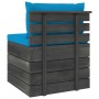 Muebles de jardín de palets 2 piezas cojines madera de pino de vidaXL, Conjuntos de jardín - Ref: Foro24-3061663, Precio: 147...