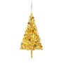 Árbol de Navidad preiluminado con luces y bolas dorado 180 cm en Decoración Festiva y Estacional | Comprar online en Foru.es