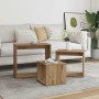 Mesas apilables 3 pzas madera contrachapada color roble artisan en Mesas auxiliares | Comprar online en Foru.es