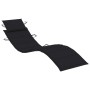 Tumbona de jardín con mesa y cojín madera maciza de acacia de vidaXL, Tumbonas - Ref: Foro24-3061594, Precio: 199,29 €, Descu...