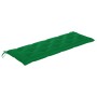 Banco de jardín 3 plazas madera eucalipto gris y cojín 150 cm de vidaXL, Bancos de jardín - Ref: Foro24-3061070, Precio: 227,...