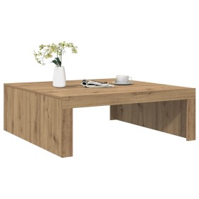 Mesa de centro madera de ingeniería roble artisan 100x100x35 cm en Mesas de centro | Comprar online en Foru.es