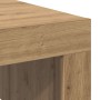 Mesa de centro madera de ingeniería roble artisan 100x100x35 cm en Mesas de centro | Comprar online en Foru.es