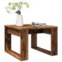 Mesa auxiliar de madera de ingeniería envejecida 50x50x35 cm en Mesas de centro | Comprar online en Foru.es
