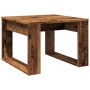 Mesa auxiliar de madera de ingeniería envejecida 50x50x35 cm en Mesas de centro | Comprar online en Foru.es