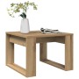 Mesa auxiliar de madera de ingeniería roble artisan 50x50x35 cm en Mesas de centro | Comprar online en Foru.es