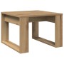 Mesa auxiliar de madera de ingeniería roble artisan 50x50x35 cm en Mesas de centro | Comprar online en Foru.es