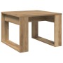 Mesa auxiliar de madera de ingeniería roble artisan 50x50x35 cm en Mesas de centro | Comprar online en Foru.es