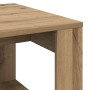 Mesa auxiliar de madera de ingeniería roble artisan 50x50x35 cm en Mesas de centro | Comprar online en Foru.es