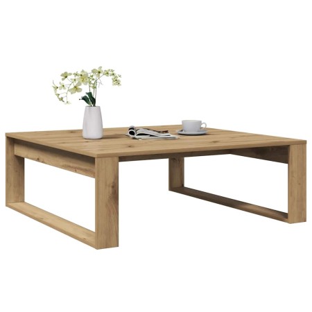 Mesa de centro madera de ingeniería roble artisan 100x100x35 cm en Mesas de centro | Comprar online en Foru.es