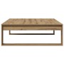 Mesa de centro madera de ingeniería roble artisan 100x100x35 cm en Mesas de centro | Comprar online en Foru.es